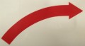 SB14R,  Right Arrow Red