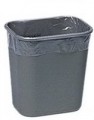 2955,  3 Gallon Waste Basket - Black