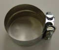 X007784,  4" Stainless Steel Preformed Lap Clamp