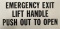 SB106,  Emergency Exit Lift Handle