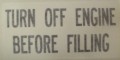 SB131,  TURN OFF ENGINE BEFORE FILLING