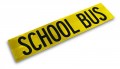 SBPDG-40,  44" X 10" D/G School Bus Sign