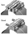 X007830,  3" Stainless Steel Preformed Clamp