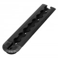 Q5-7551-TF,  Black flange track end caps