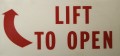 SB12,  7x3 Red Lift To open