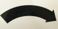 SB13R,  Arrow - Right - Black