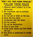 SB42A,  Follow These Rules