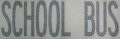 UB61,  SCHOOL BUS DECAL 27.5" X 8"
