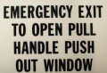SB115A,  Emerg Exit To Open Pull...